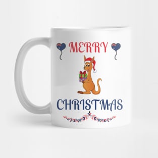 Australian Merry Christmas Kangaroo Mug